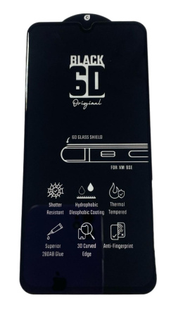 Защитное стекло MOSSILY для Xiaomi Mi 9 SE (повышенной прочности) 6D черное