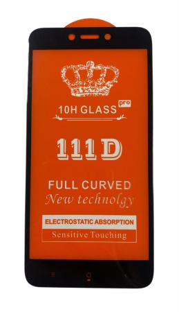 Защитное стекло для Xiaomi Redmi 5A/ Redmi Go (полное покрытие) 5D черное