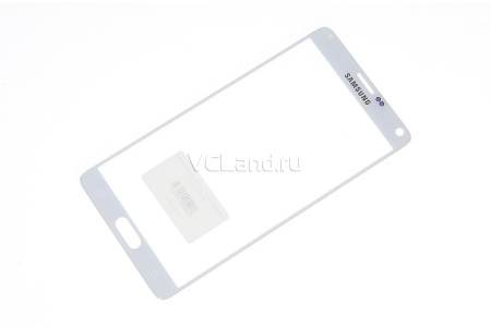 Стекло для переклейки Samsung Galaxy Note 4 SM-N910C (белое)