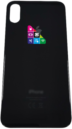 Задняя крышка для iPhone XS, темно-серая, CE с большим отверстием под камеру