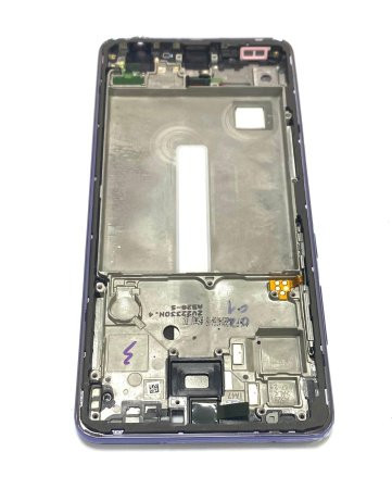 Рамка дисплея Samsung Galaxy A52 SM-A525F (фиолетовая) с боковыми кнопками