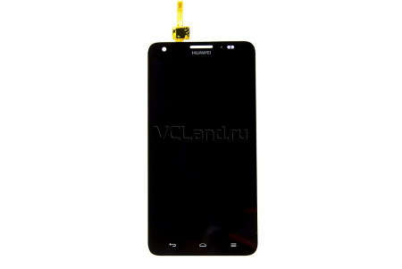Дисплей Huawei Honor 3X (G750D) c тачскрином (черный)