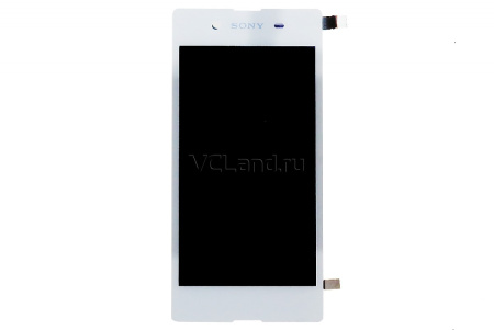 Дисплей Sony Xperia E3 D2203 с тачскрином (белый)