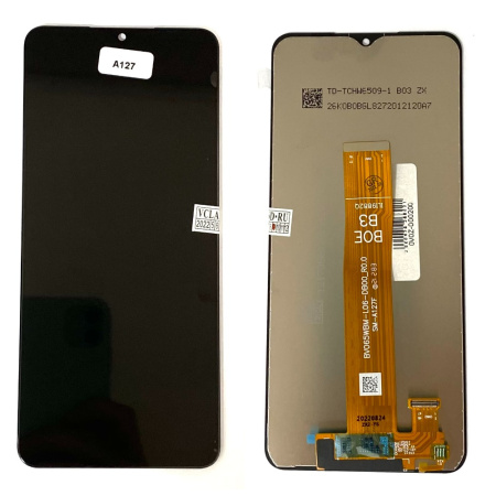 Дисплей для Самсунг Samsung Galaxy A12 Nacho SM-A127F/A032F с тачскрином черный
