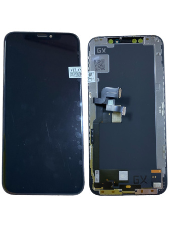 Дисплей для iPhone XS с тачскрином черный Hard OLED 