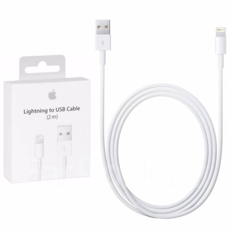 USB кабель FOXCONN A1510 Lightning для iPhone 5/5s/6/6s7/8/X/XS (белый) 2м