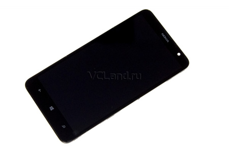 Дисплей Nokia Lumia 1320 (RM-994) с тачскрином в рамке (черный)