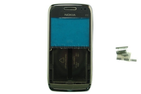 Корпус Nokia E72 (серебристый)