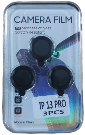 Защитные стекла камер для iPhone 13 Pro 13 Pro Max в черной рамке
