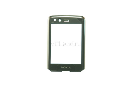 Стекло Nokia N82 в рамке (серебристый)