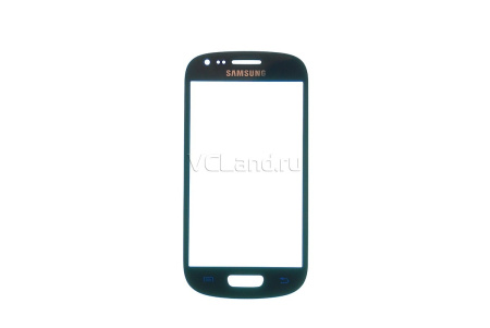 Стекло для переклейки Samsung Galaxy S3 Mini GT-i8190 (синее)