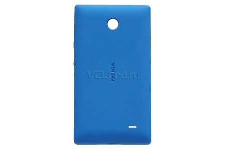 Задняя крышка АКБ Nokia X Dual Sim (RM-980) (синий)