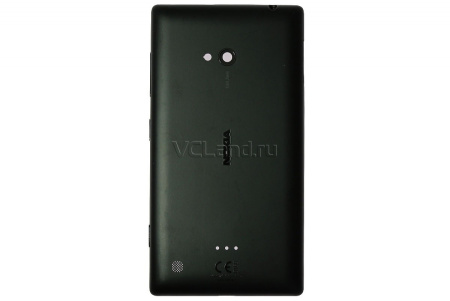 Задняя крышка АКБ Nokia Lumia 720 (RM-885) (черный)