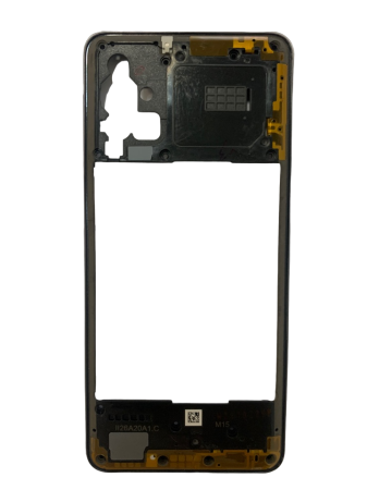 Средняя часть корпуса Samsung Galaxy M31s SM-M317F (серая) с боковыми кнопками