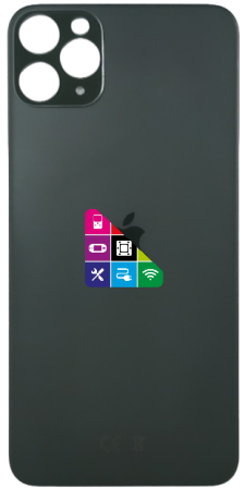 Задняя крышка для iPhone 11 Pro Max, темно-зеленая, CE с большим отверстием под камеру