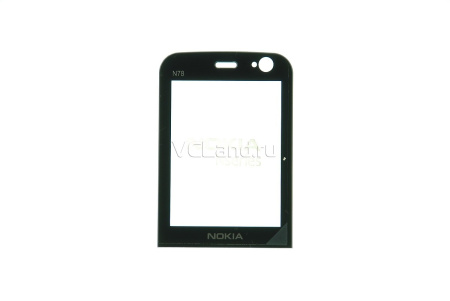 Стекло Nokia N78 (черный)