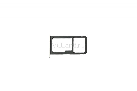 Держатель/лоток сим (sim holder) Huawei P9 Lite (серебристый)