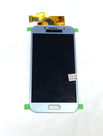 Дисплей для Samsung Galaxy A3 2017 SM-A320F с тачскрином голубой TFT