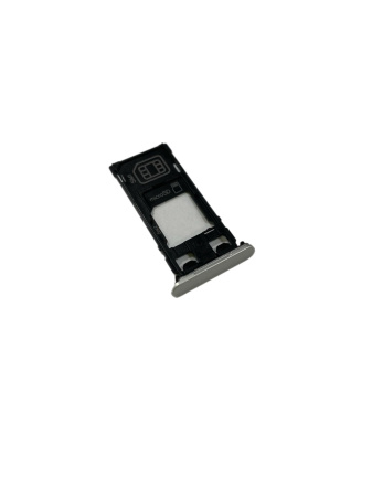 Заглушка + sim держатель/лоток для Sony Xperia X dual (F5122) (sim) серебристый