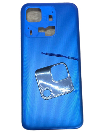 Задняя крышка для Xiaomi Redmi 10A (синяя)