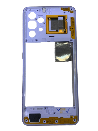 Средняя часть корпуса Samsung Galaxy A32 (5G) SM-A325F (фиолетовая) с боковыми кнопками