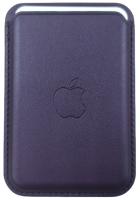 Накладка кардхолдер Leather Wallet Magsafe для iPhone c 12 по 15 серии фиолетовая Накладка кардхолдер Leather Wallet Magsafe для iPhone c 12 по 15 серии фиолетовая