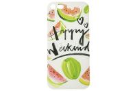 Чехол для iPhone 7 FC Happy Weekend (белый) силиконовый Чехол для iPhone 7 FC Happy Weekend (белый) силиконовый