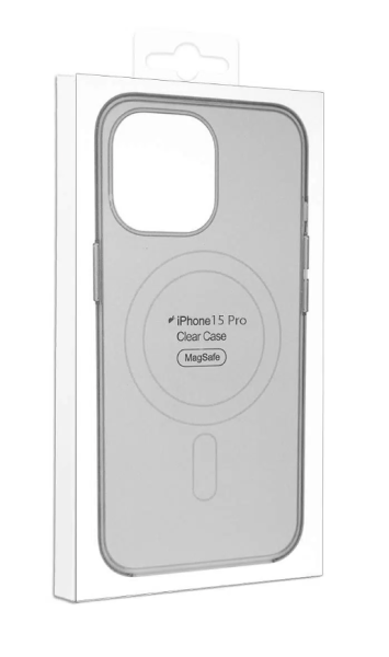 Чехол iPhone 15 Pro Clear Case Black MagSafe Чехол iPhone 15 Pro Clear Case Black MagSafe
