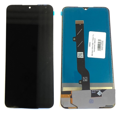 Дисплей Infinix Note 11 (X663B)/Note 12 (X663D)/Note 30i (X6716) с тачскрином (черный) OLED