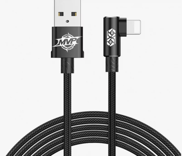 Кабель Baseus MVP Elbow Lightning 2м Черный CALMVP-A01 Кабель Baseus MVP Elbow Lightning 2м Черный CALMVP-A01