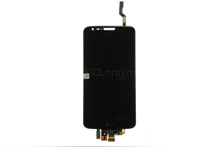 Дисплей LG G2 D802/D803/LS980/VS980 с тачскрином в рамке (черный) 