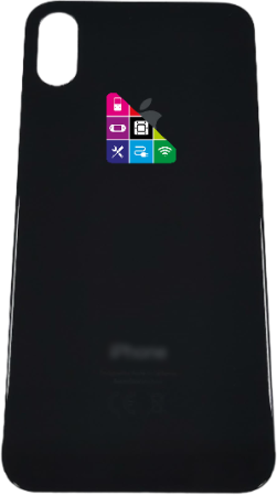 Задняя крышка для iPhone X, темно-серая, CE с большим отверстием под камеру