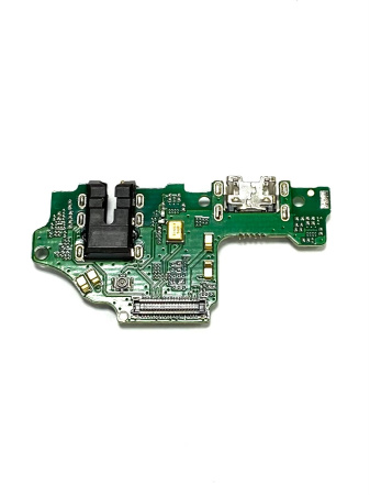 Нижняя плата Huawei Y9 2019 (JKM-LX2/JKM-L22) с разъемом зарядки (micro-USB), микрофоном и аудио раз