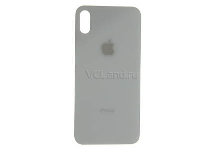 Задняя крышка для iPhone X, белая с большим отверстием под камеру