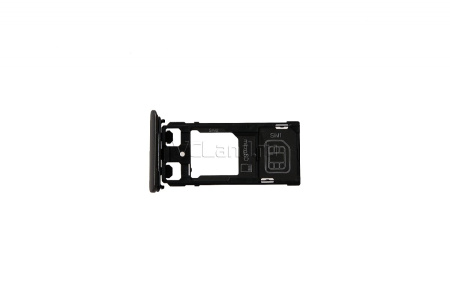 Заглушка + sim держатель/лоток для Sony Xperia X dual (F5122) (sim) Оригинал черный