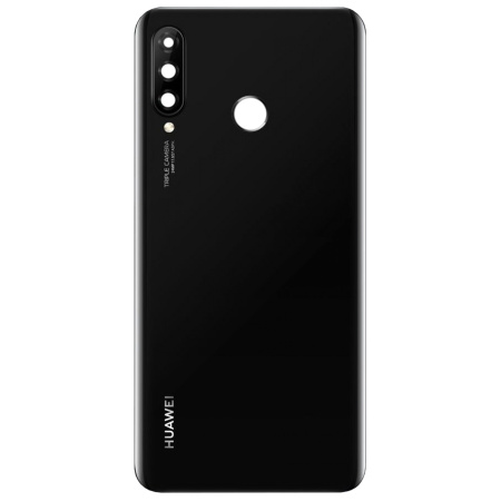 Задняя крышка Huawei P30 lite 24MP (MAR-LX1M/MAR-AL00) (черная)