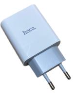 Блок зарядки Hoco модель C80A Type-C+USB-A (2порта) PD20W QC3,0  Блок зарядки Hoco модель C80A Type-C+USB-A (2порта) PD20W QC3,0