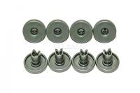 Комплект роликов нижней корзины ПММ 8шт. 50286965004 Комплект роликов нижней корзины ПММ 8шт. 50286965004