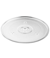 Тарелка стеклянная (поддон) для микроволновых свч печей 315мм. с куплером