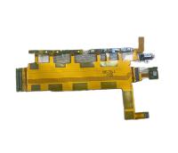 Шлейф Sony Xperia Z3 D6633 Dual с кнопками включения и громкости, с микрофоном и вибро