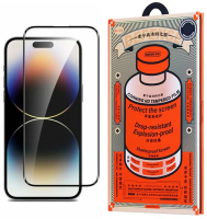 Защитное стекло Remax GL-83 для iPhone 15 Pro сверхпрочное закаленное 3D черное Защитное стекло Remax GL-83 для iPhone 15 Pro сверхпрочное закаленное 3D черное