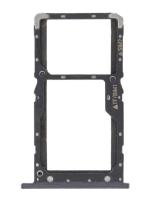 Держатель/лоток сим (sim holder) для Xiaomi Pocophone F1 Sim2/microSD (синий)