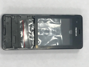 Корпус Nokia 515 Dual sim (RM-952) без клавиатуры (черный) Корпус Nokia 515 Dual sim (RM-952) без клавиатуры (черный)
