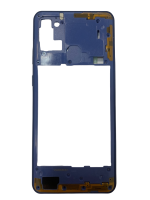 Средняя часть корпуса Samsung Galaxy A21s SM-A217F (синяя) с боковыми кнопками