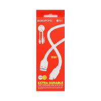 Кабель зарядки Borofone модель BX81 Lightning 2.4A 1метр Кабель зарядки Borofone модель BX81 Lightning 2.4A 1метр