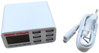 USB Тестер-анализатор зарядки FAST CHARGER WLX-899 на 6 портов 40W