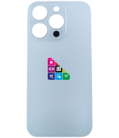 Задняя крышка для iPhone 15 Pro White Titanium с большим отверстием под камеру белый