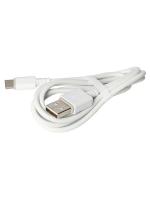 Кабель зарядки USB Micro Budi DC011M10W 2.4A 1 метр белый Кабель зарядки USB Micro Budi DC011M10W 2.4A 1 метр белый