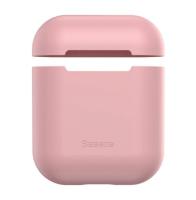 Чехол для Apple AirPods Baseus Super Thin Silica Gel 1/2 (розовый) Чехол для Apple AirPods Baseus Super Thin Silica Gel 1/2 (розовый)