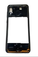 Средняя часть корпуса Samsung Galaxy A71 (2020) SM-A715F (серая) с боковыми кнопками